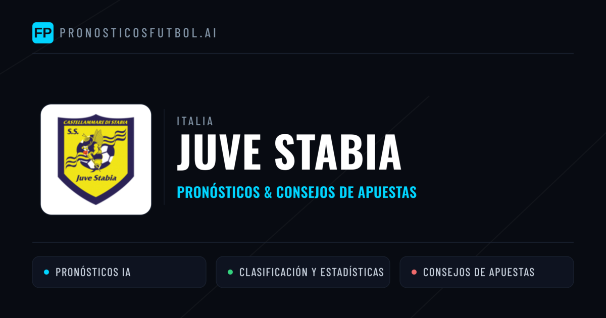 Juve Stabia Pronósticos y estadísticas