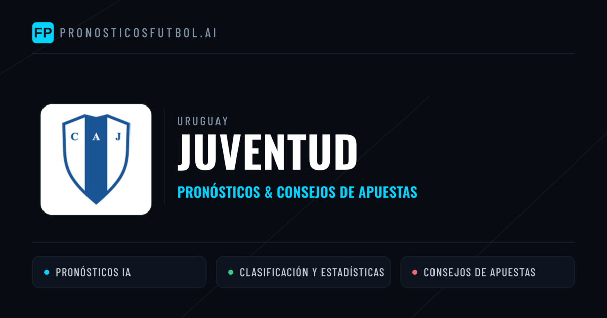 Juventud Pronósticos y estadísticas