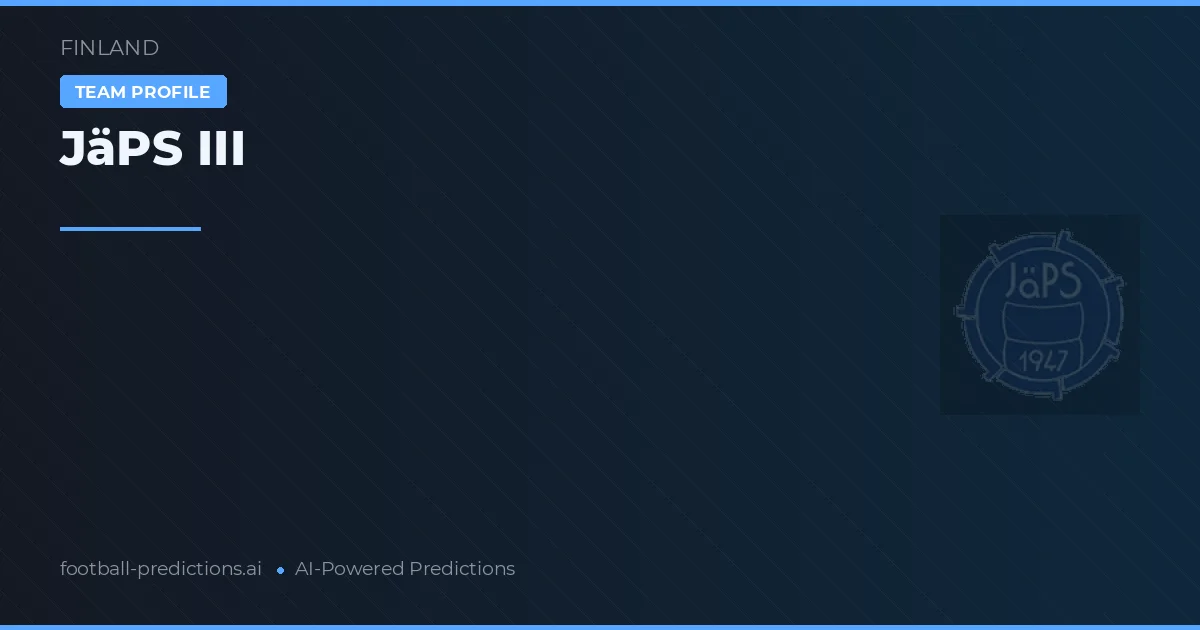JäPS III Pronósticos y estadísticas