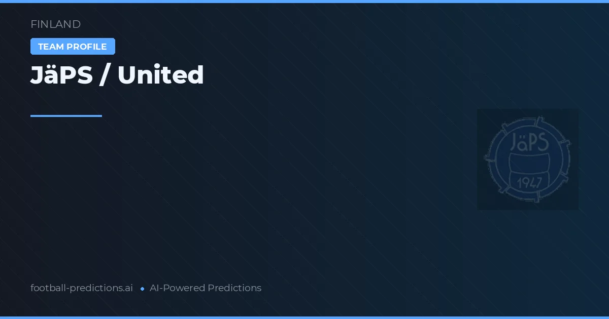 JäPS / United Pronósticos y estadísticas