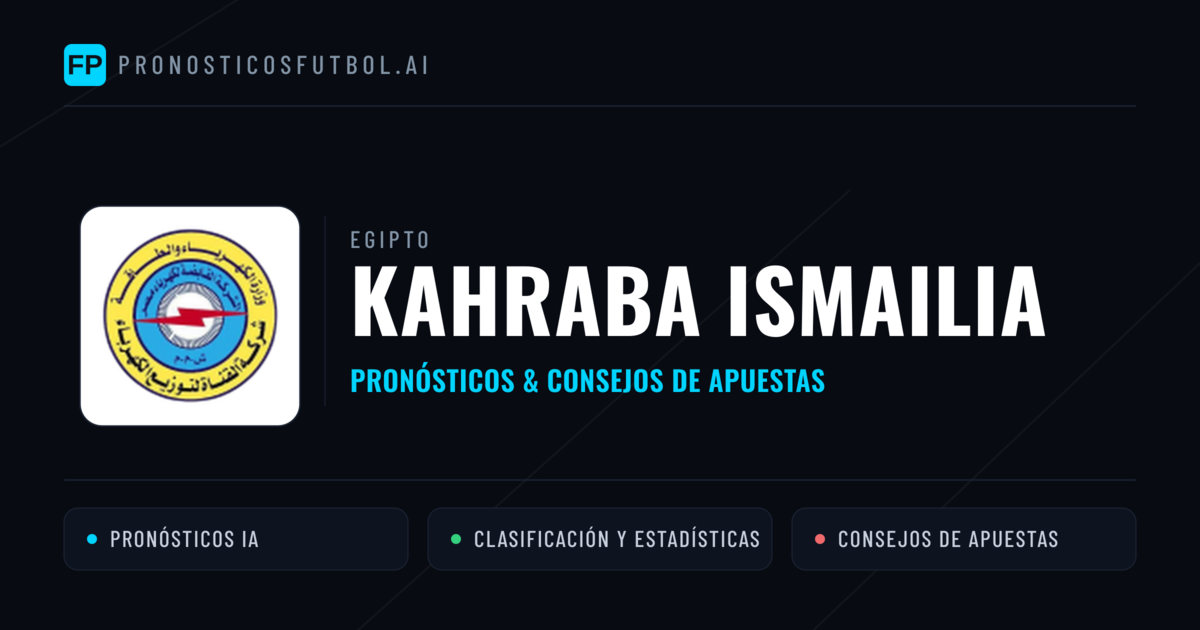 Kahraba Ismailia Pronósticos y estadísticas