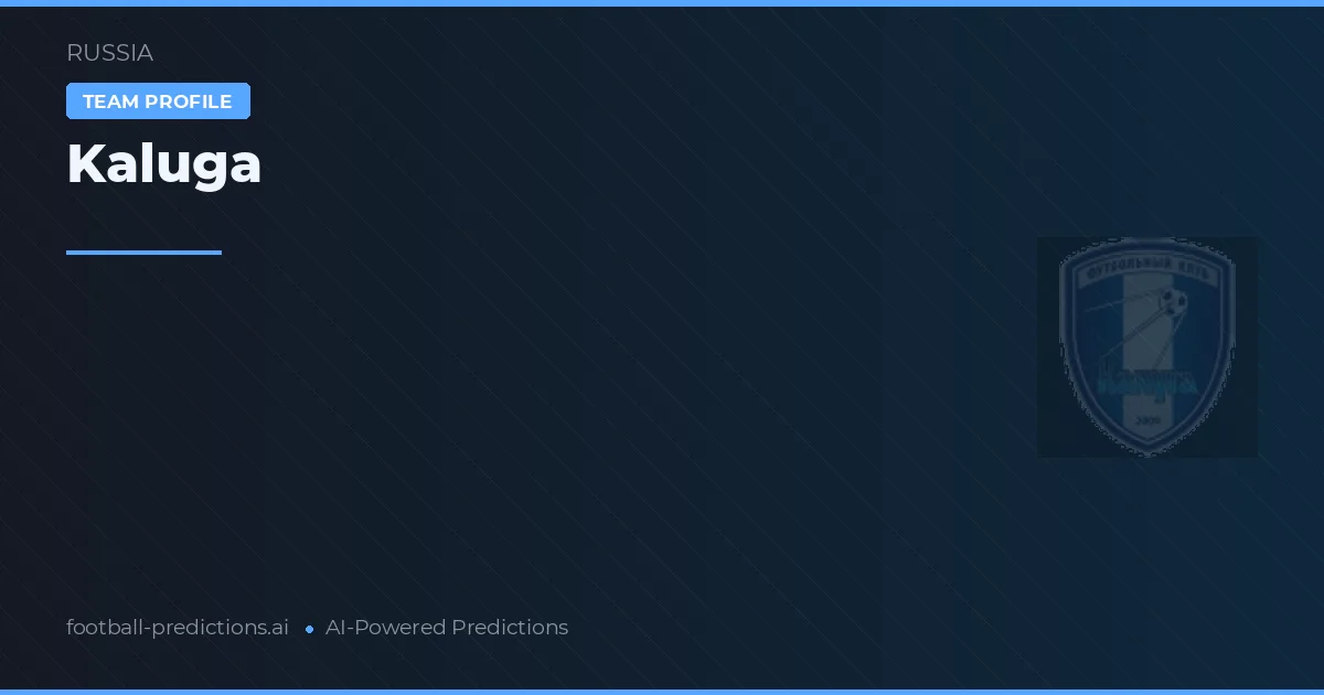 Kaluga Pronósticos y estadísticas