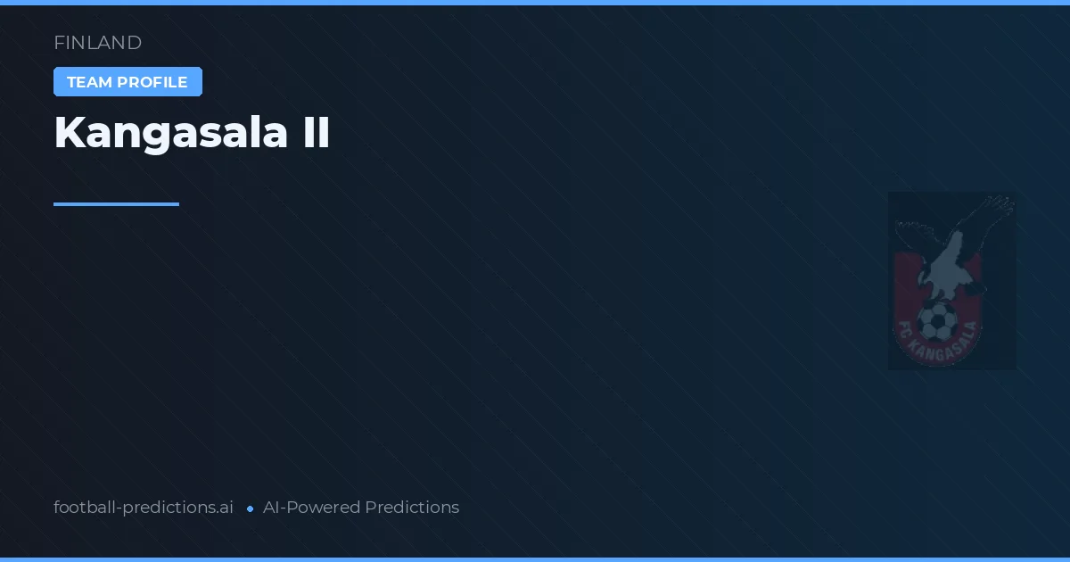 Kangasala II Pronósticos y estadísticas