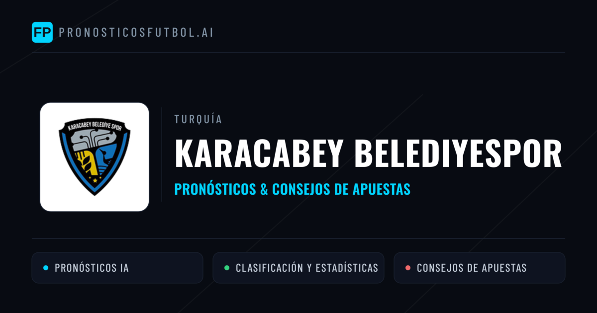 Karacabey Belediyespor Pronósticos y estadísticas