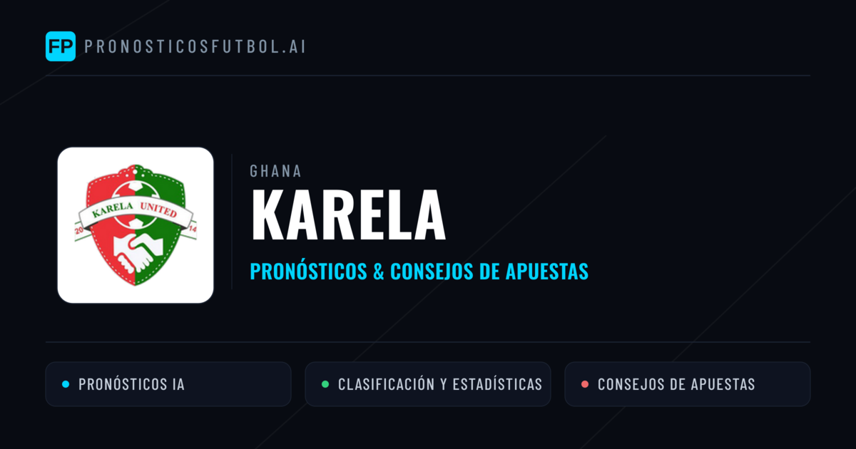 Karela Pronósticos y estadísticas