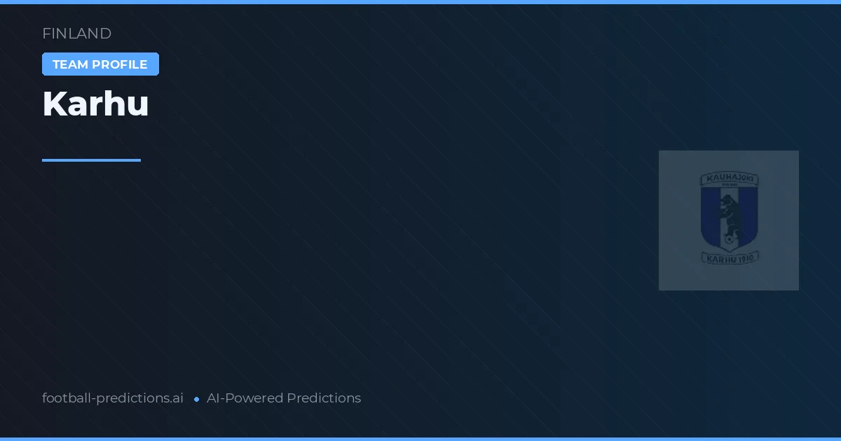 Karhu Pronósticos y estadísticas