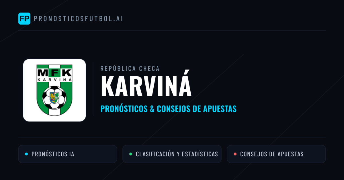 Karviná Pronósticos y estadísticas