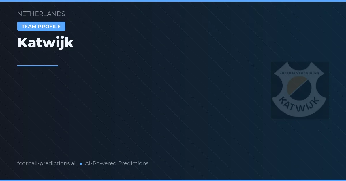 Katwijk Pronósticos y estadísticas