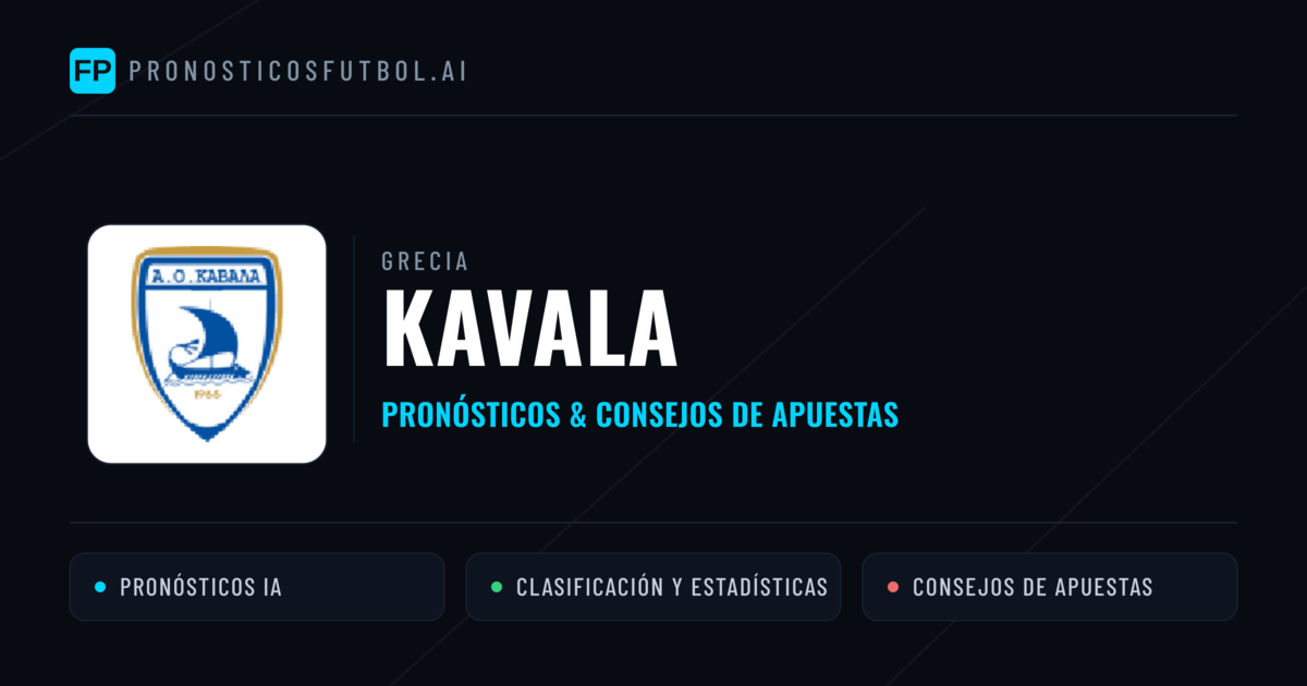 Kavala Pronósticos y estadísticas