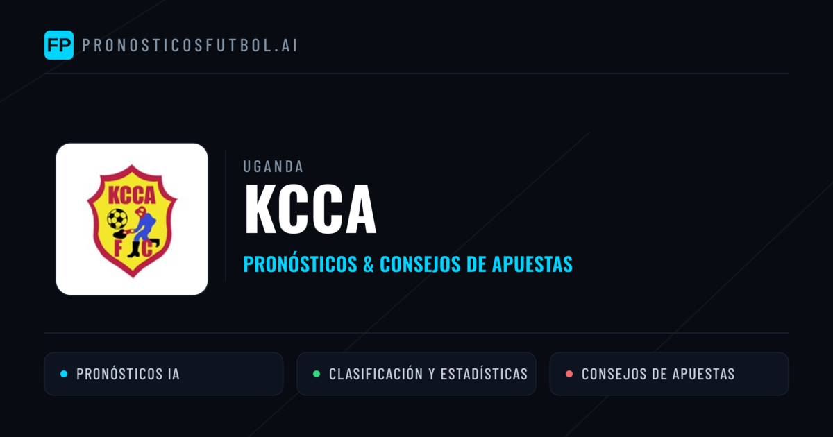 KCCA Pronósticos y estadísticas
