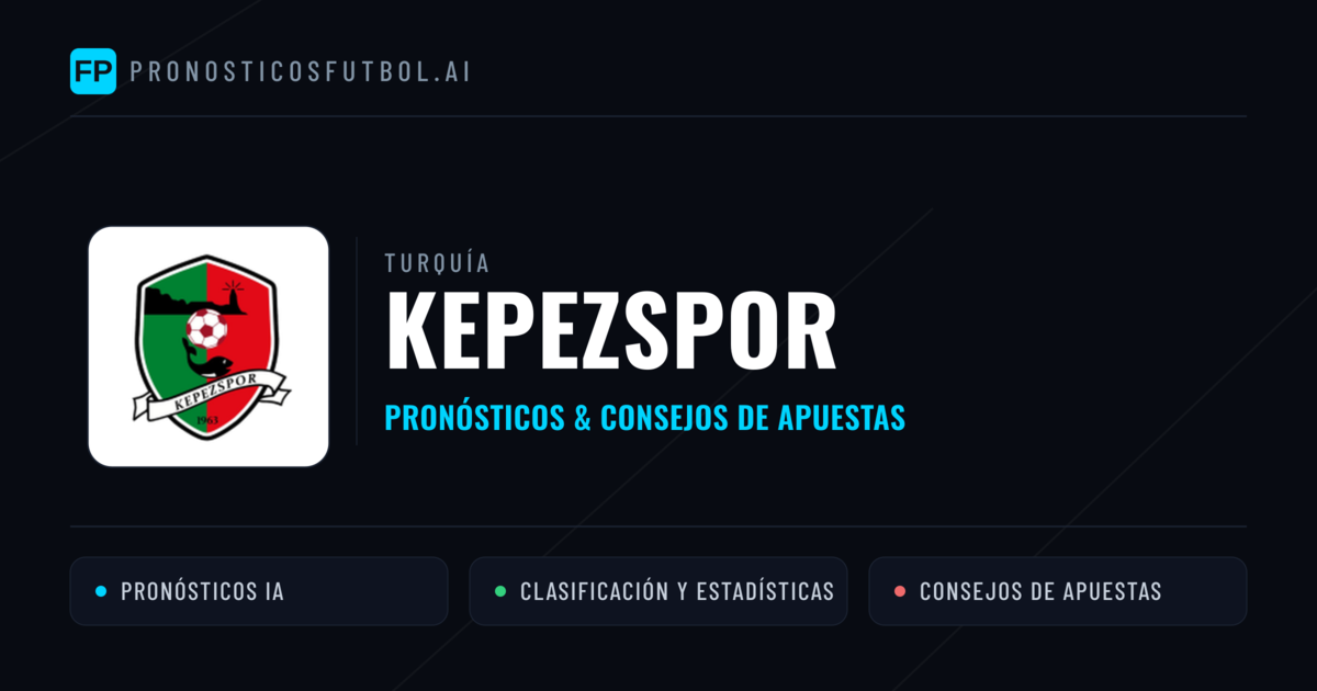 Kepezspor Pronósticos y estadísticas
