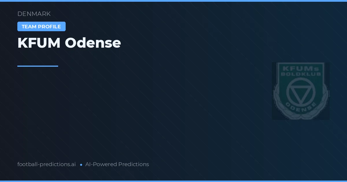 KFUM Odense Pronósticos y estadísticas