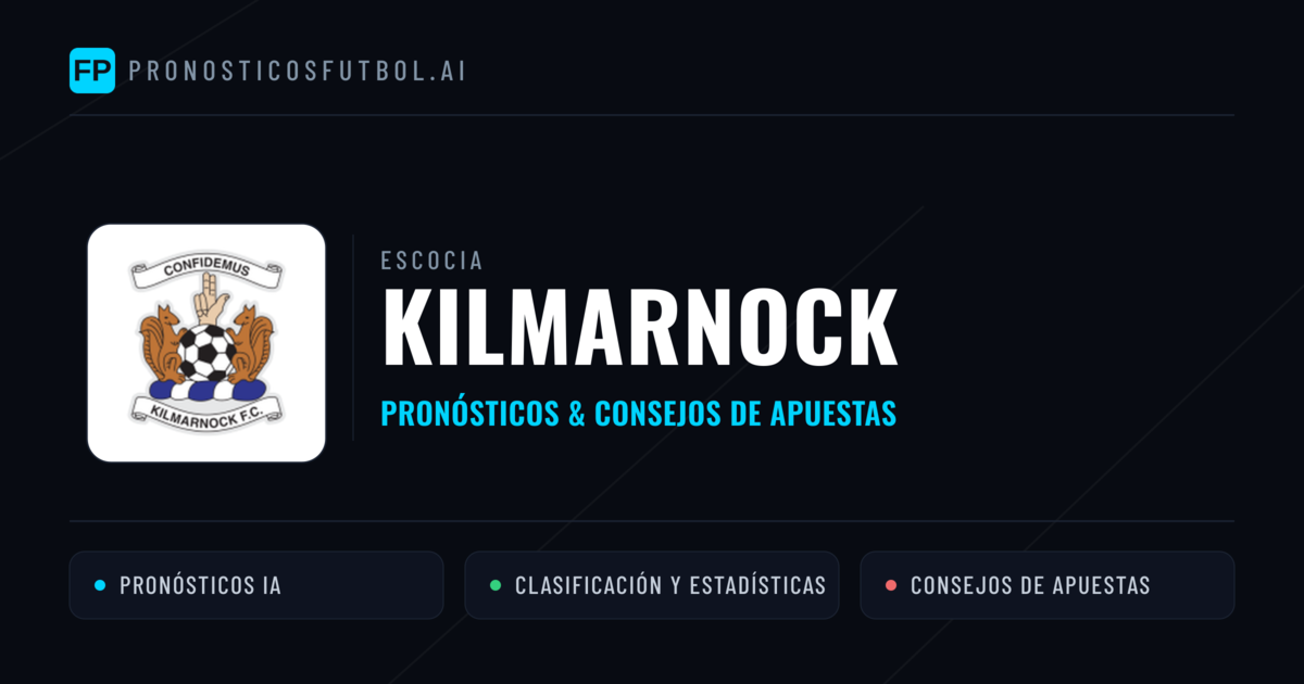 Kilmarnock Pronósticos y estadísticas