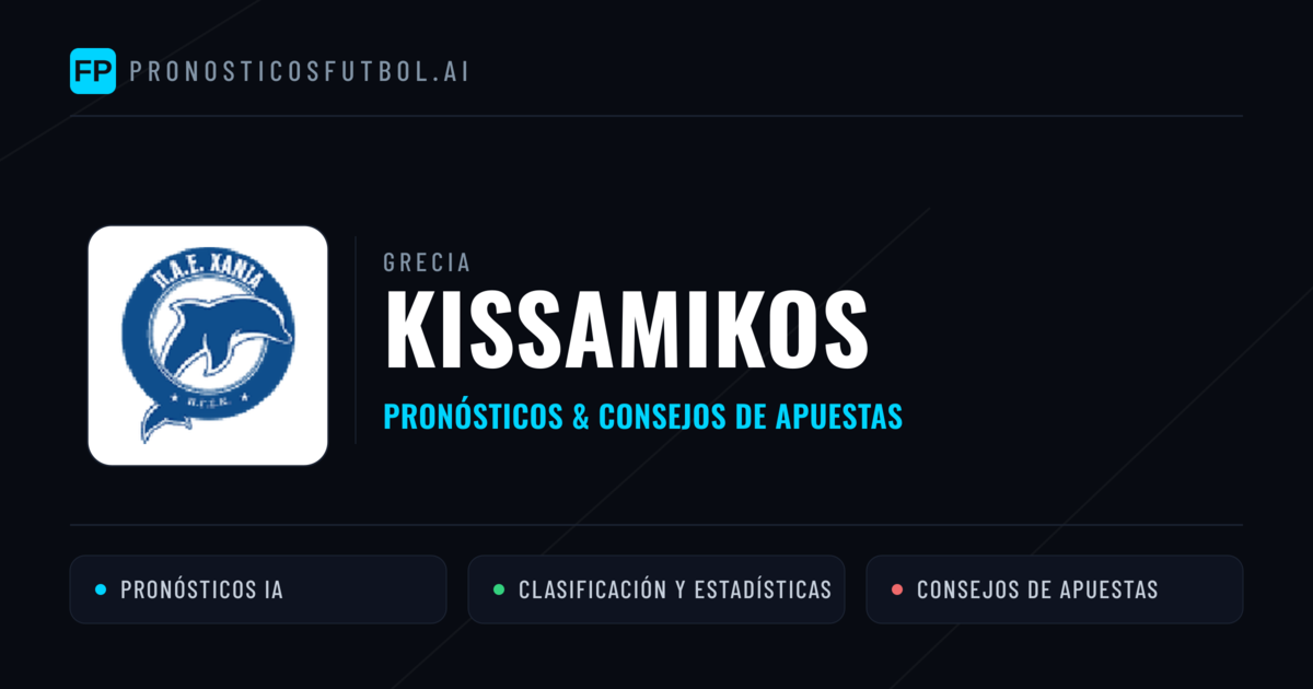 Kissamikos Pronósticos y estadísticas