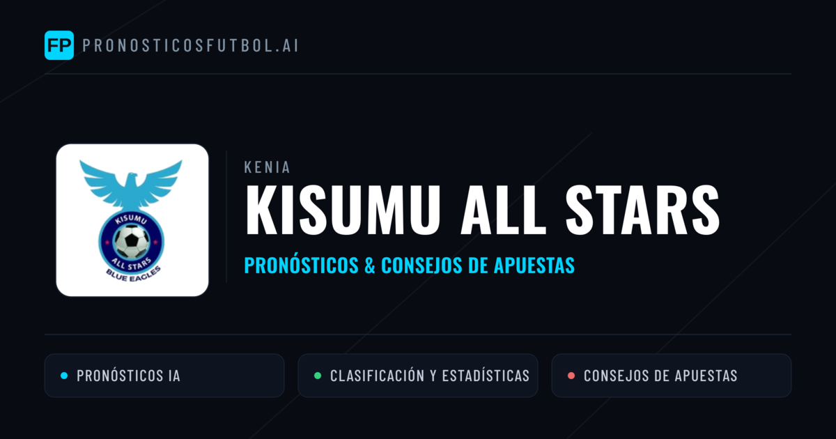 Kisumu All Stars Pronósticos y estadísticas