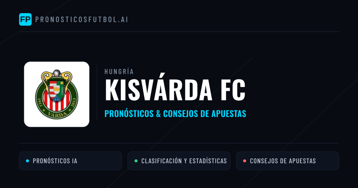 Kisvárda FC Pronósticos y estadísticas
