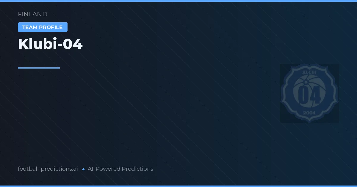 Klubi-04 Pronósticos y estadísticas