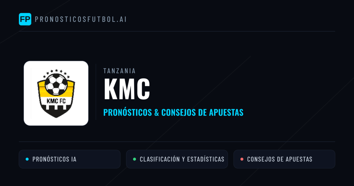 KMC Pronósticos y estadísticas