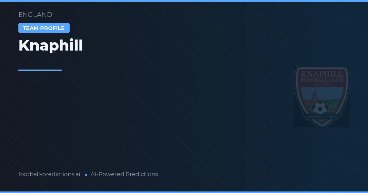 Knaphill Pronósticos y estadísticas
