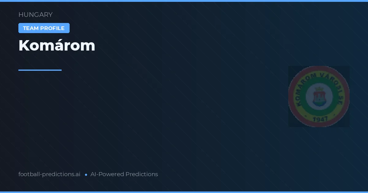 Komárom Pronósticos y estadísticas