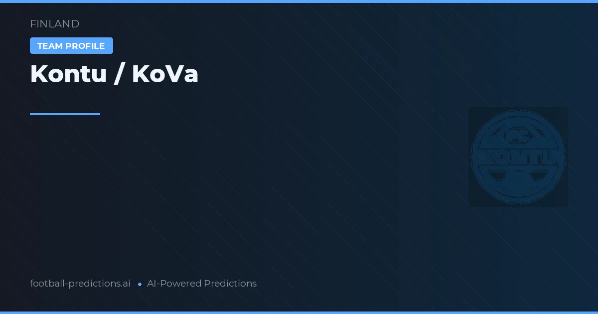 Kontu / KoVa Pronósticos y estadísticas