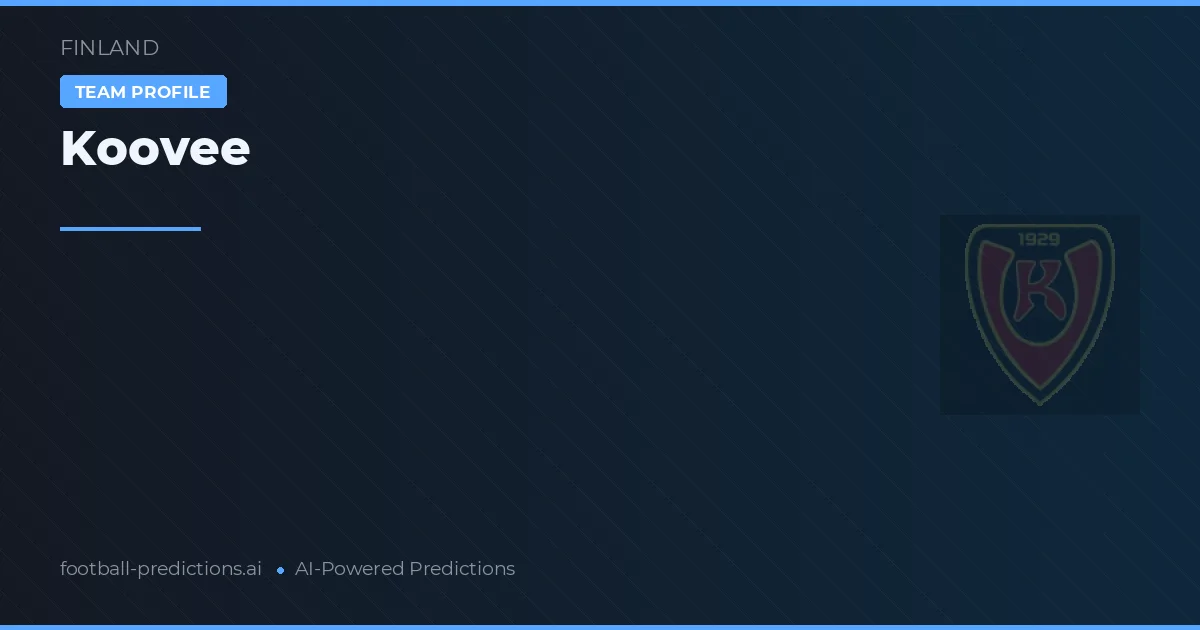 Koovee Pronósticos y estadísticas