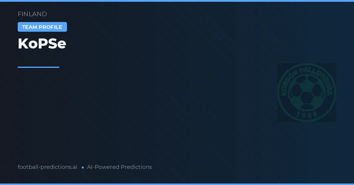 KoPSe Pronósticos y estadísticas