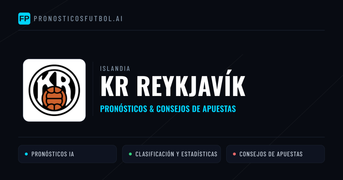 KR Reykjavík Pronósticos y estadísticas