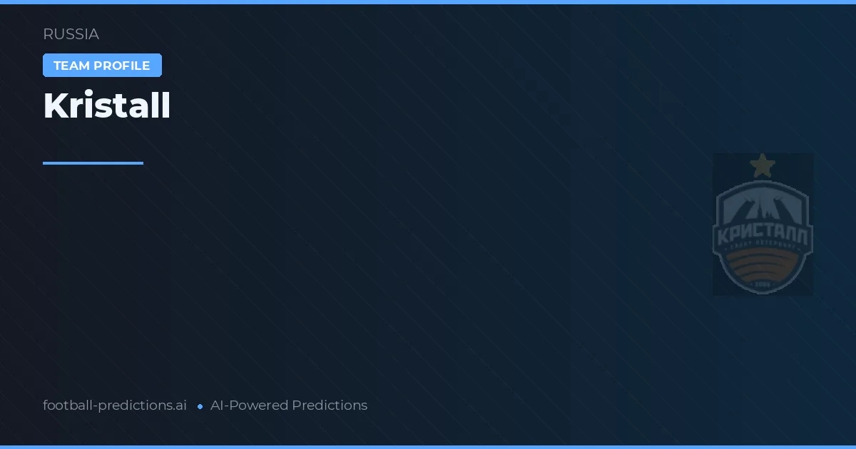 Kristall Pronósticos y estadísticas