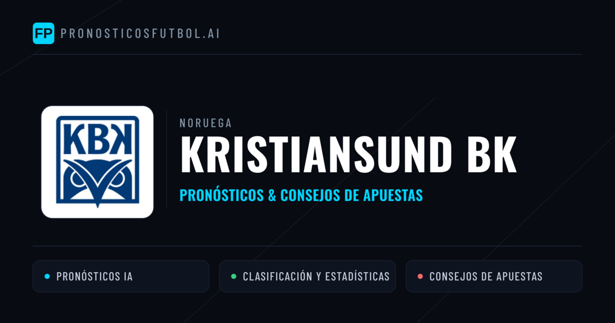 Kristiansund BK Pronósticos y estadísticas