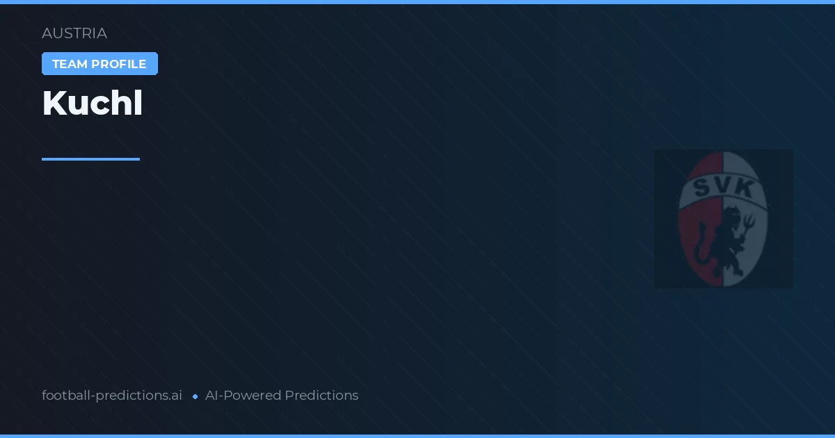 Kuchl Pronósticos y estadísticas