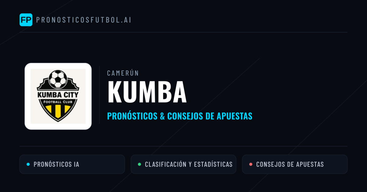 Kumba Pronósticos y estadísticas