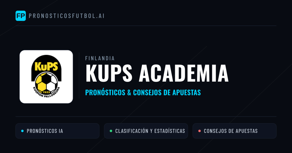 KuPS Academia Pronósticos y estadísticas