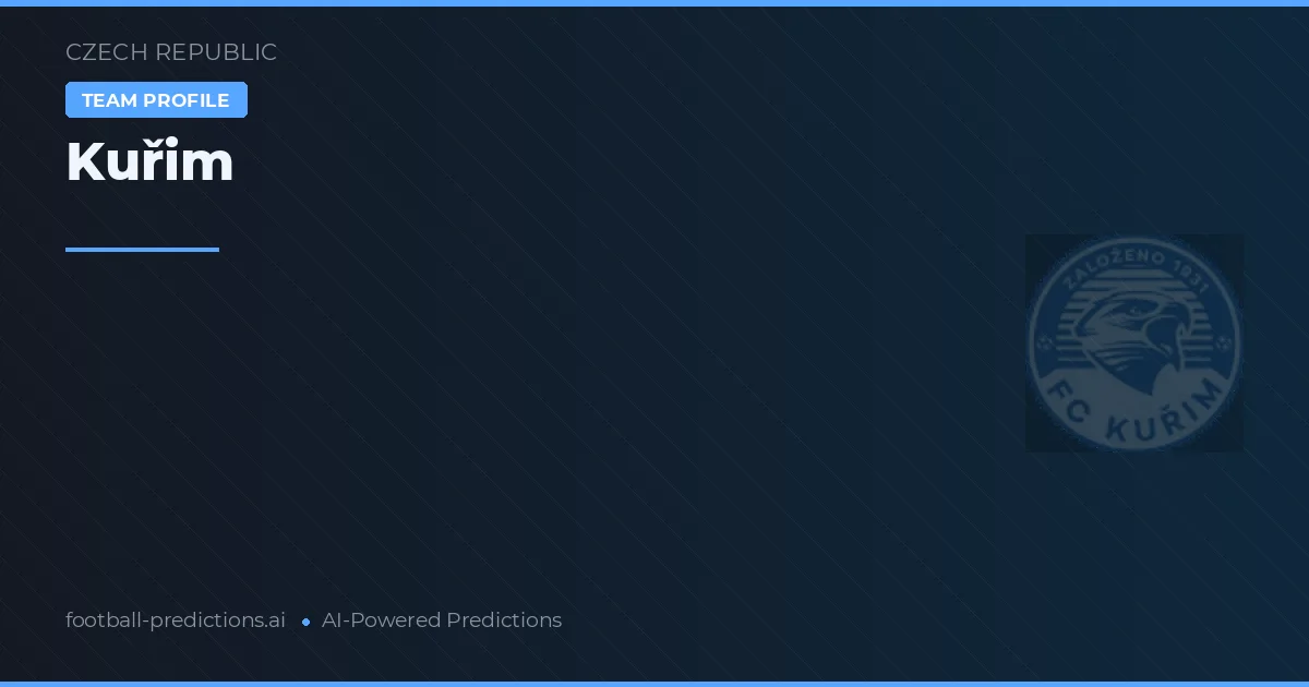 Kuřim Pronósticos y estadísticas