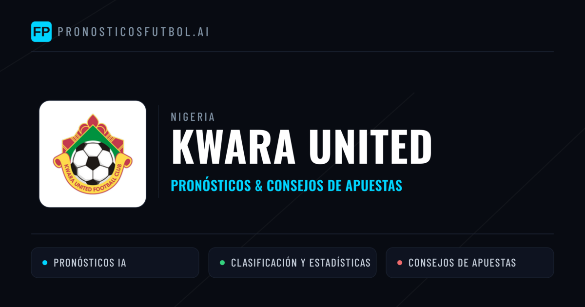 Kwara United Pronósticos y estadísticas