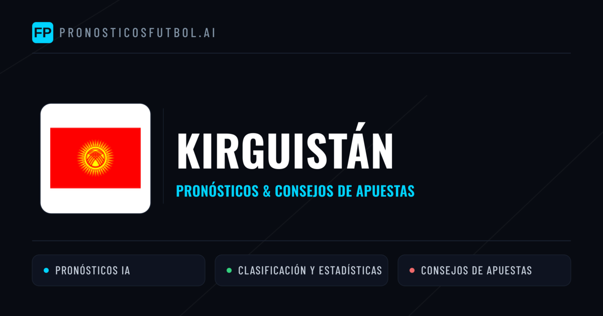 Kirguistán Pronósticos y estadísticas