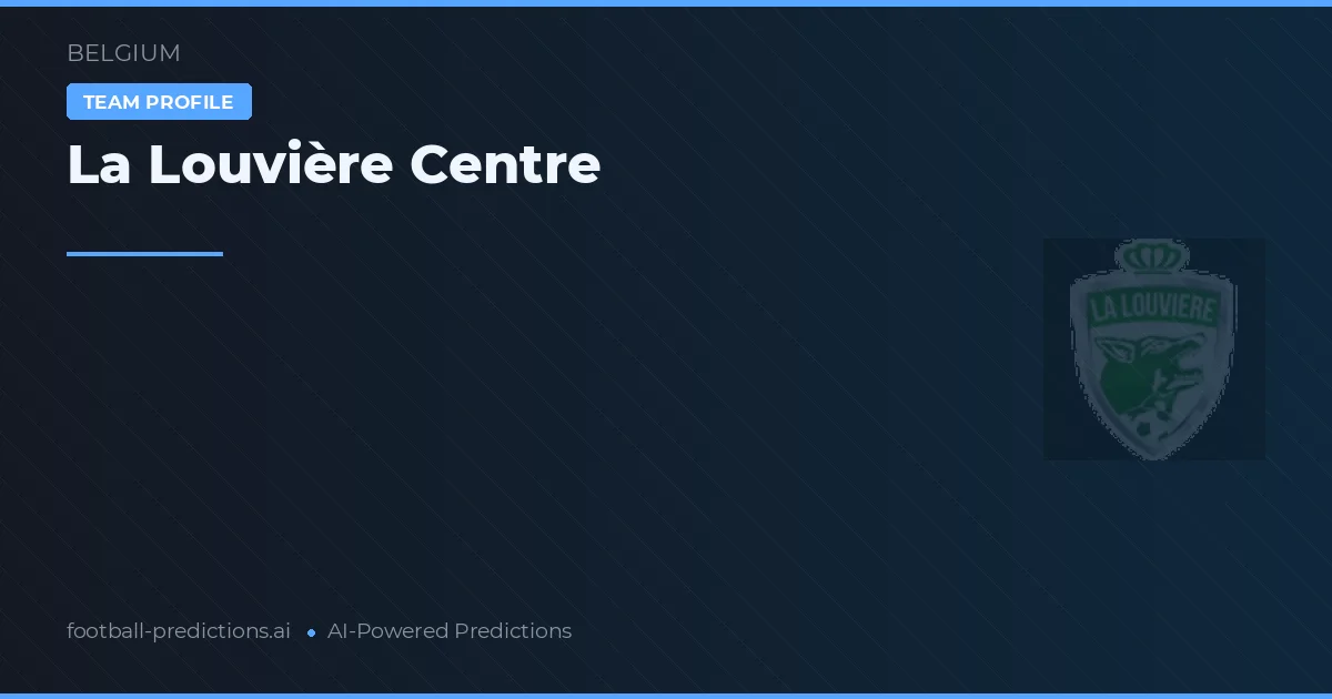 La Louvière Centre Pronósticos y estadísticas