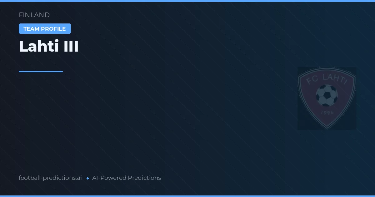 Lahti III Pronósticos y estadísticas