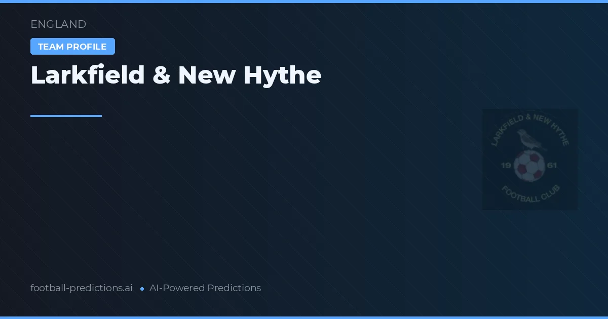 Larkfield & New Hythe Pronósticos y estadísticas