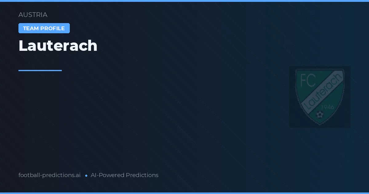 Lauterach Pronósticos y estadísticas