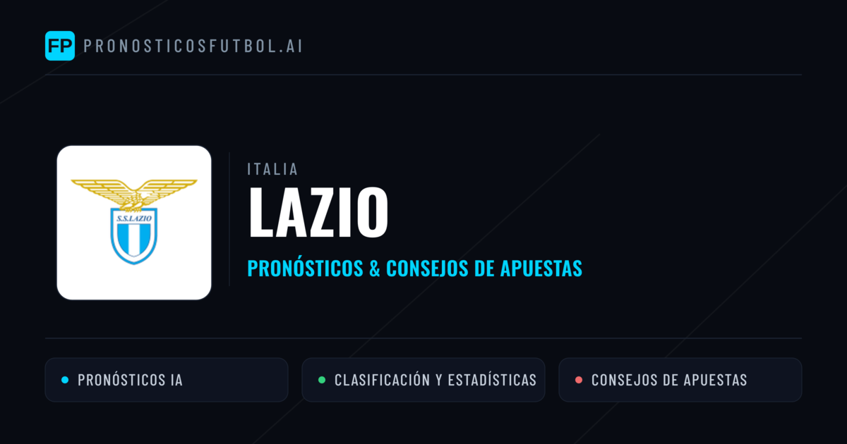 Lazio Pronósticos y estadísticas