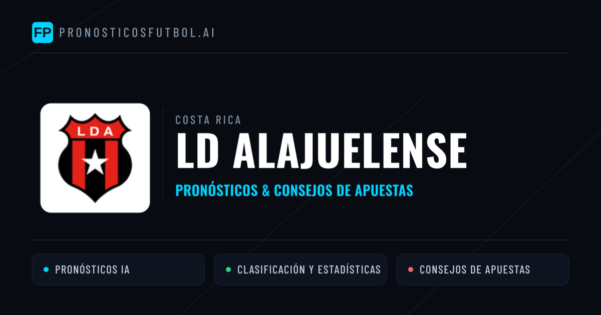 LD Alajuelense Pronósticos y estadísticas