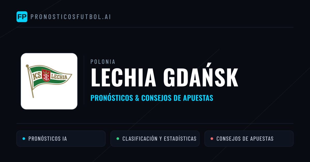Lechia Gdańsk Pronósticos y estadísticas