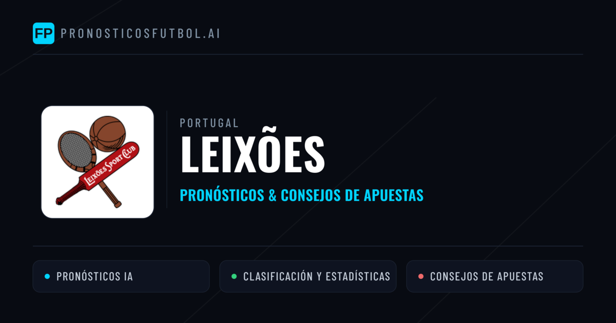 Leixões Pronósticos y estadísticas