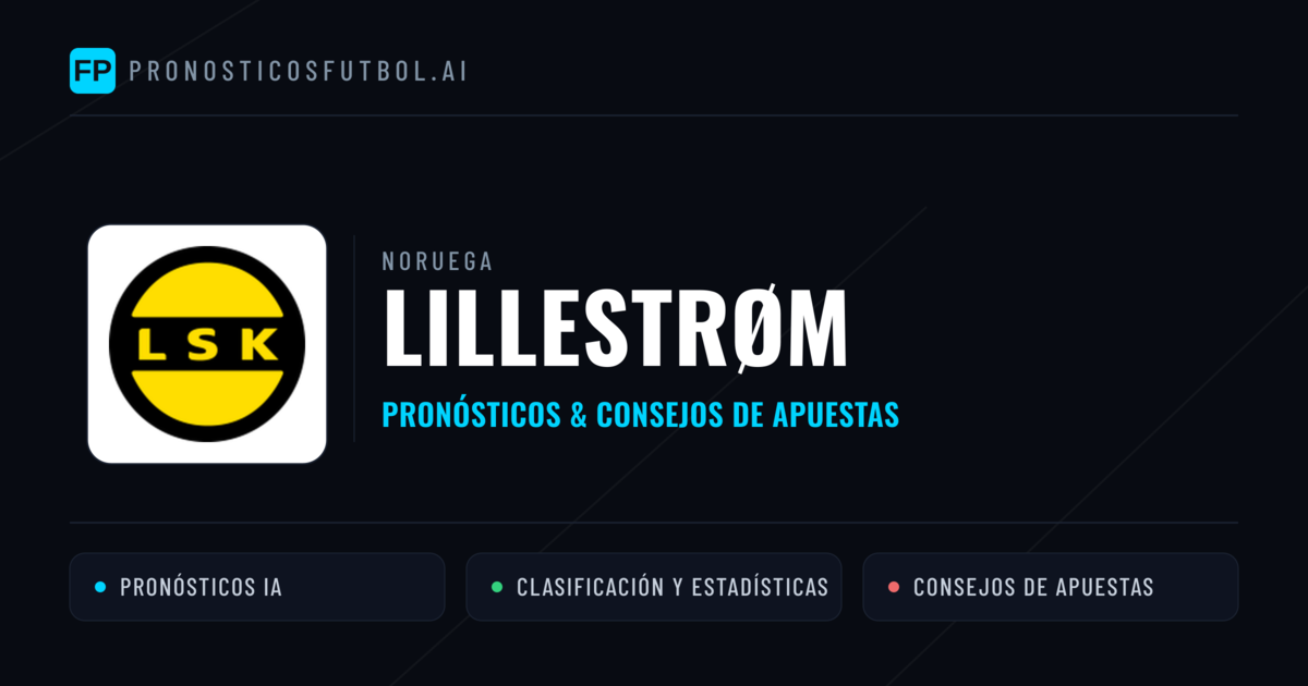 Lillestrøm Pronósticos y estadísticas