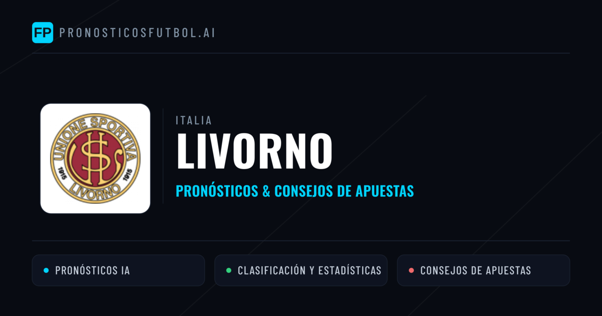 Livorno Pronósticos y estadísticas