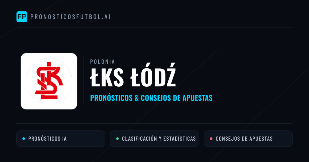 ŁKS Łódź Pronósticos y estadísticas