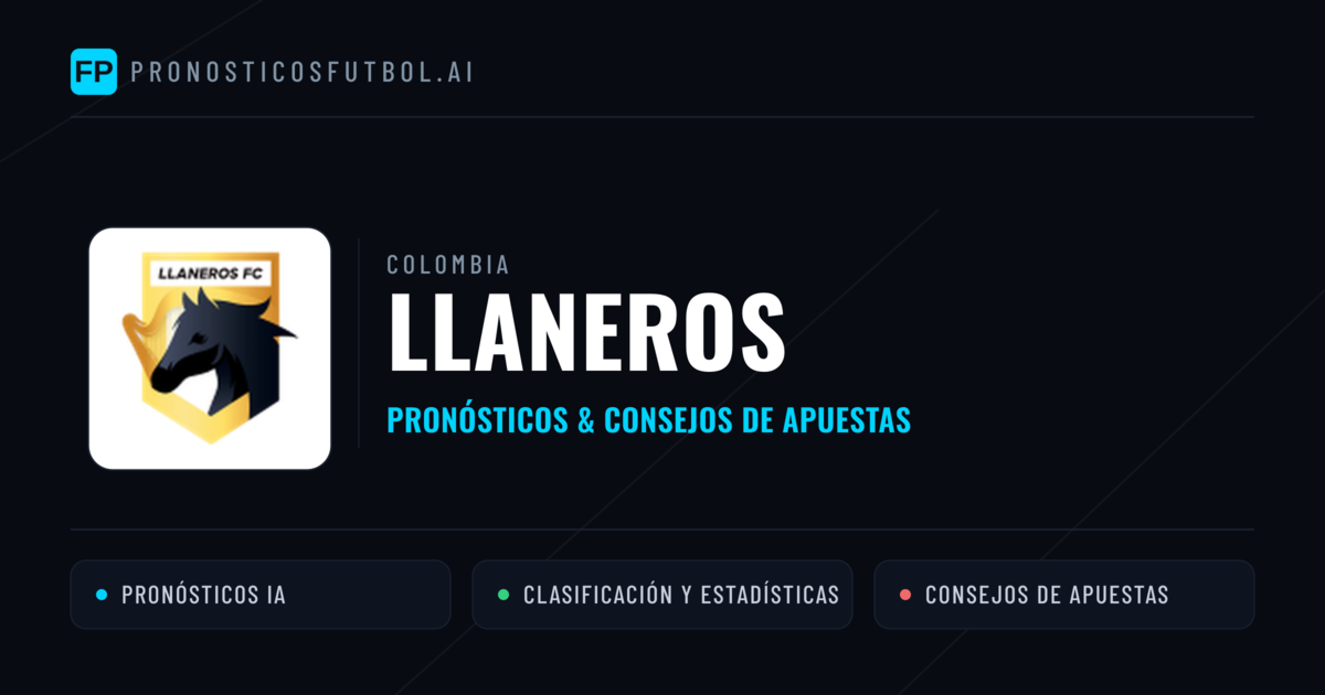 Llaneros Pronósticos y estadísticas