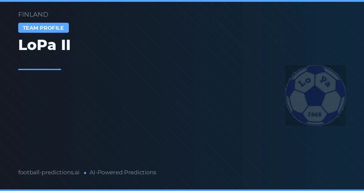 LoPa II Pronósticos y estadísticas