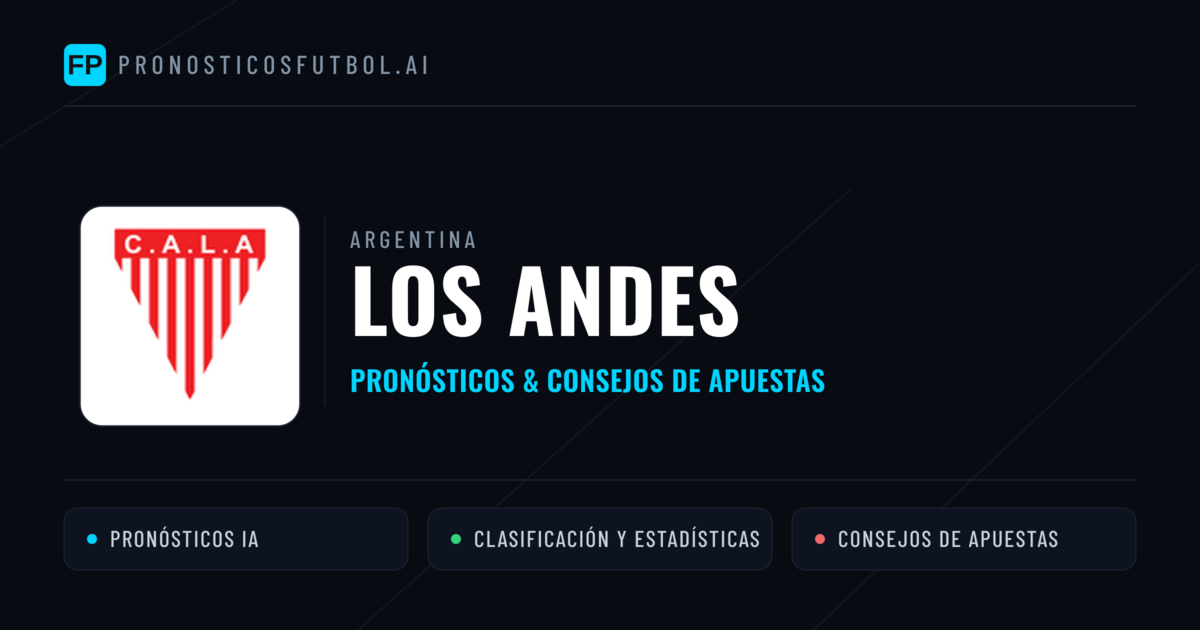 Los Andes Pronósticos y estadísticas